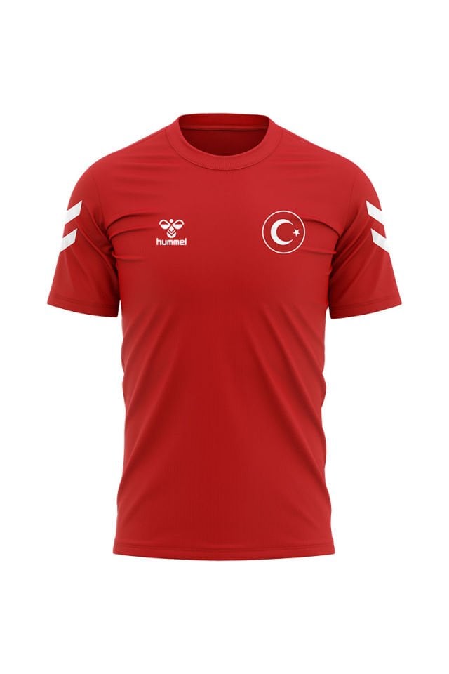 Armin Milli Takım Pamuklu Antrenman Tişört Kırmızı