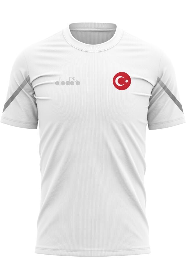 Diadora Alto 25 Milli Takım Antrenman Tişört Beyaz