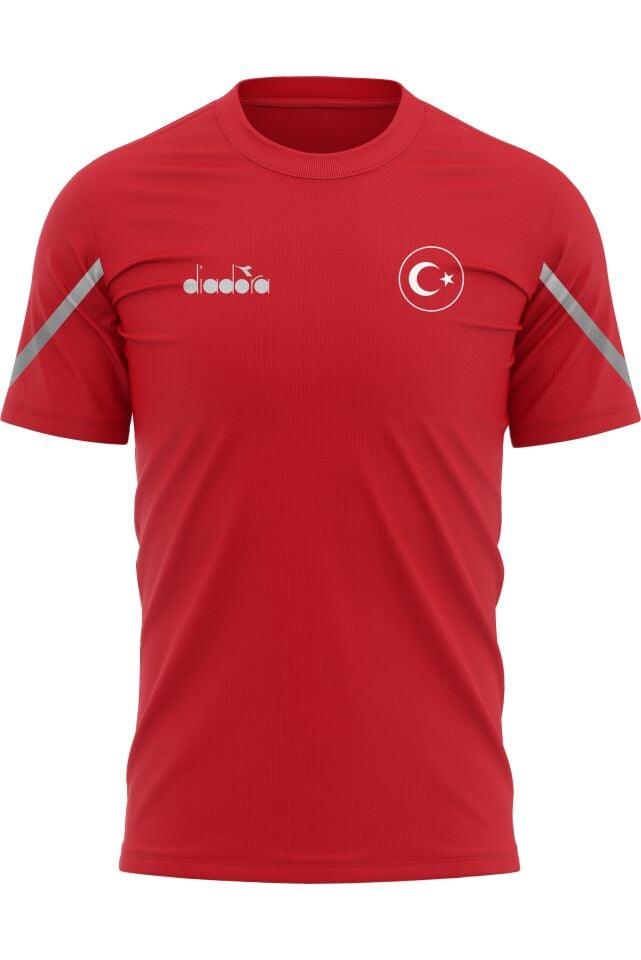 Diadora Alto 25 Milli Takım Antrenman Tişört Kırmızı