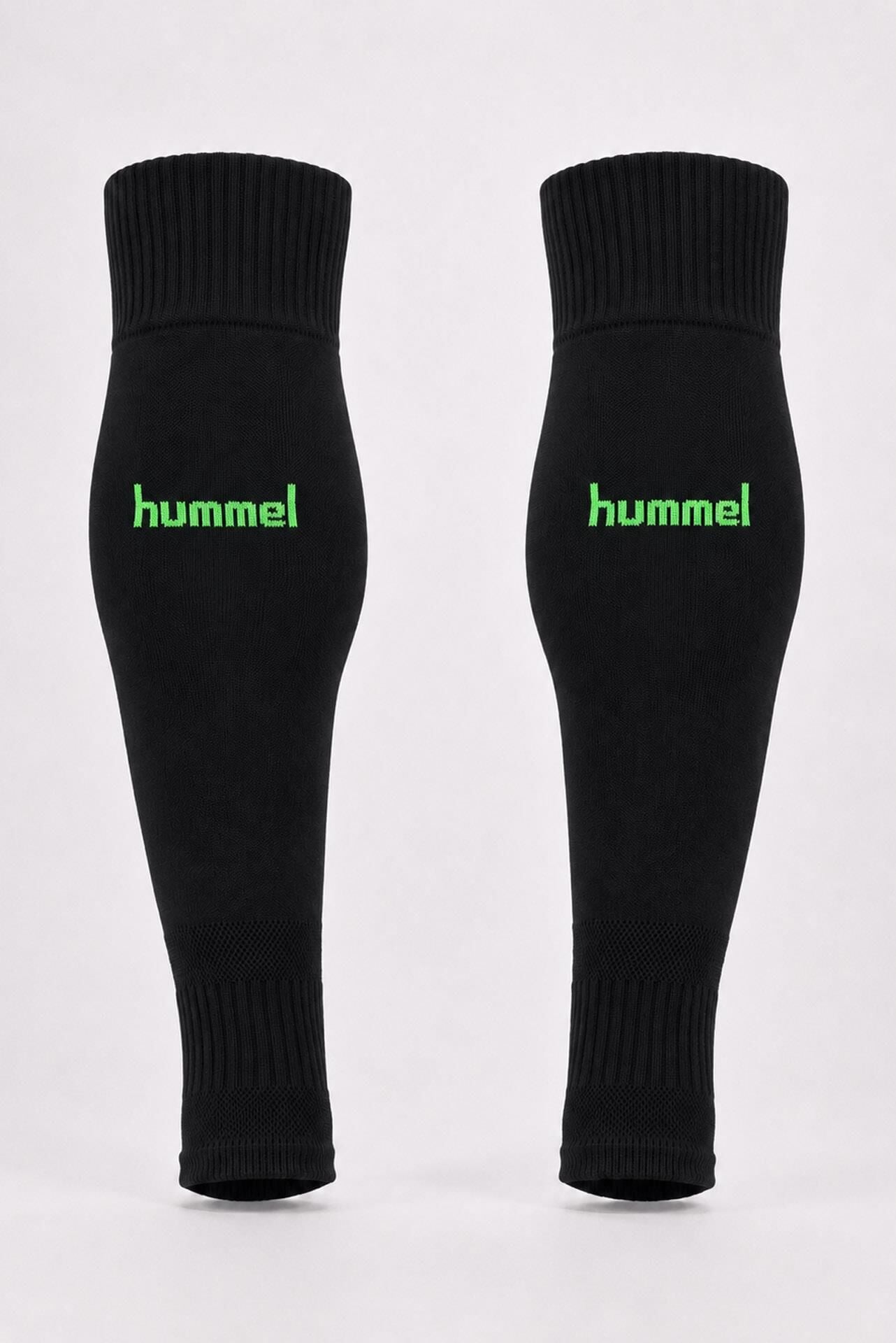 Hummel Target Kesik Futbol Çorabı Siyah/N.Yeşil