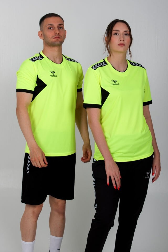 Otantik Antrenman Tişört Neon Sarı
