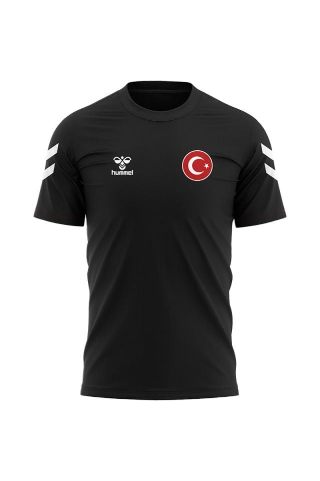 Armin Milli Takım Pamuklu Antrenman Tişört Siyah
