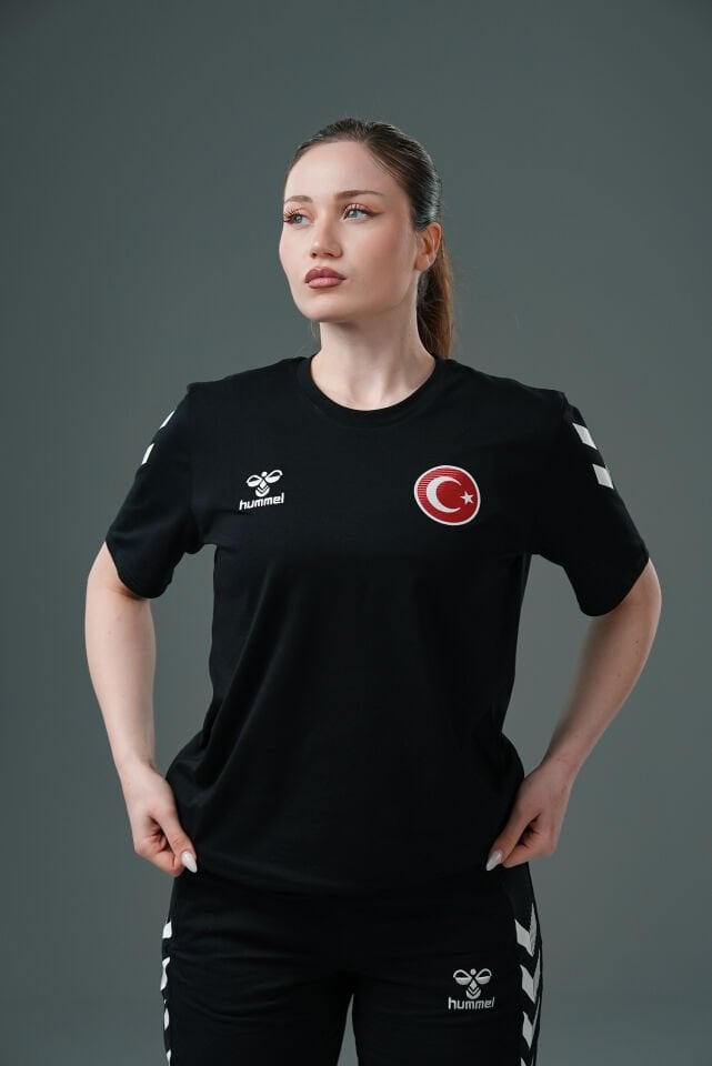Armin Milli Takım Pamuklu Antrenman Tişört Siyah