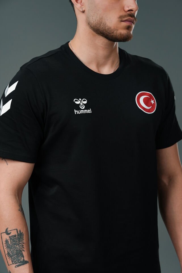 Armin Milli Takım Pamuklu Antrenman Tişört Siyah