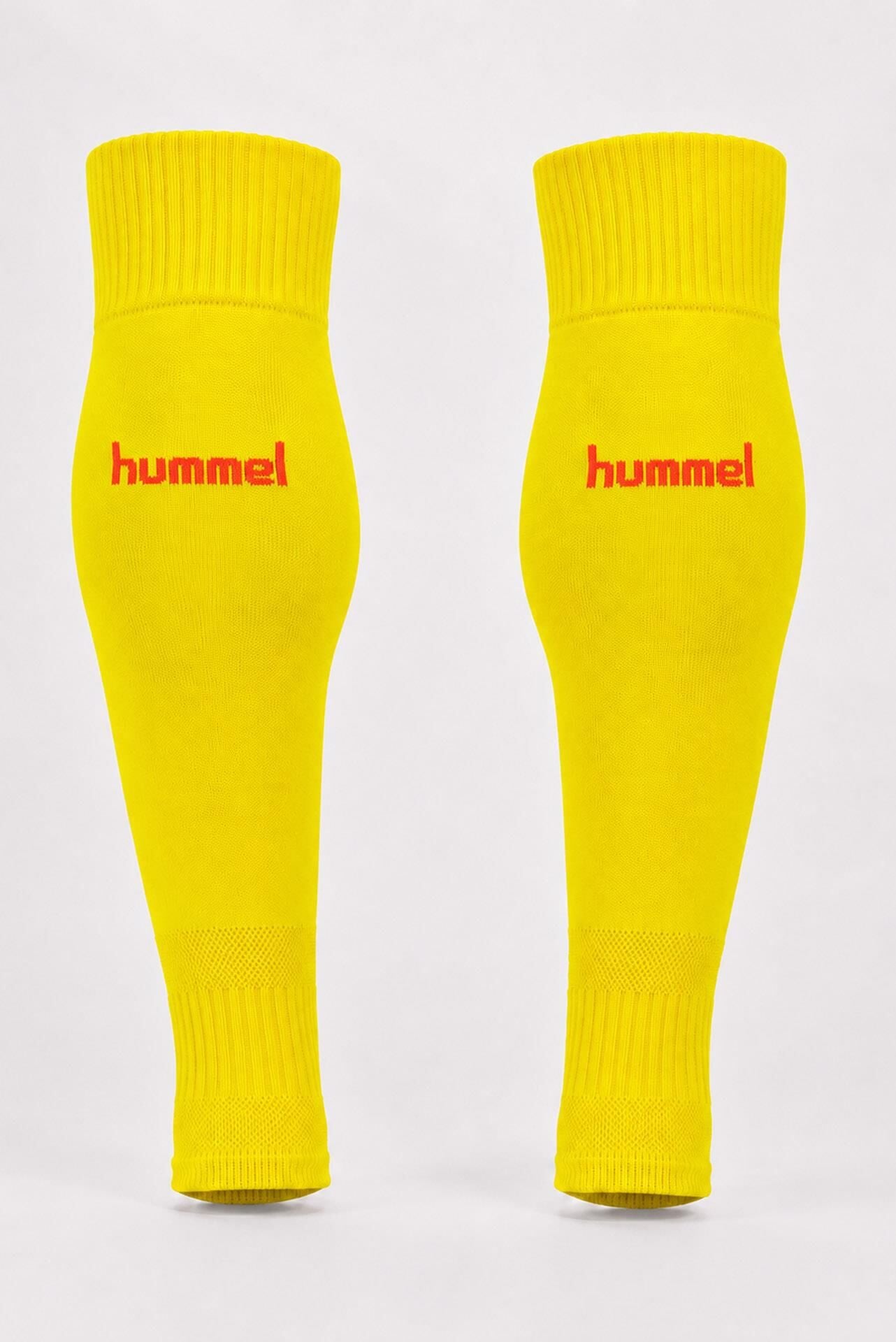 Hummel Target Kesik Futbol Çorabı Sarı/N.Pembe