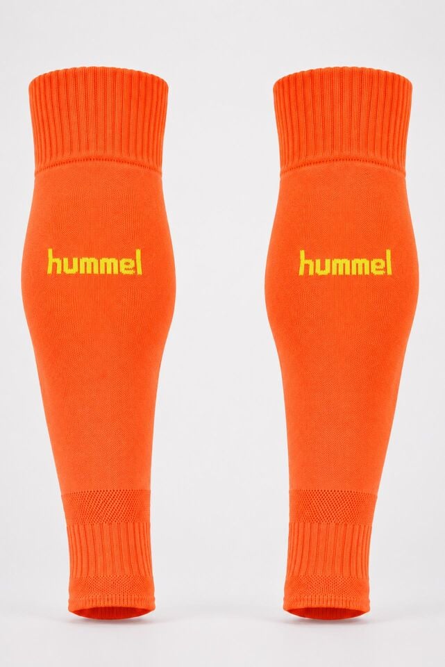 Hummel Target Kesik Futbol Çorabı N.Turuncu/Sarı