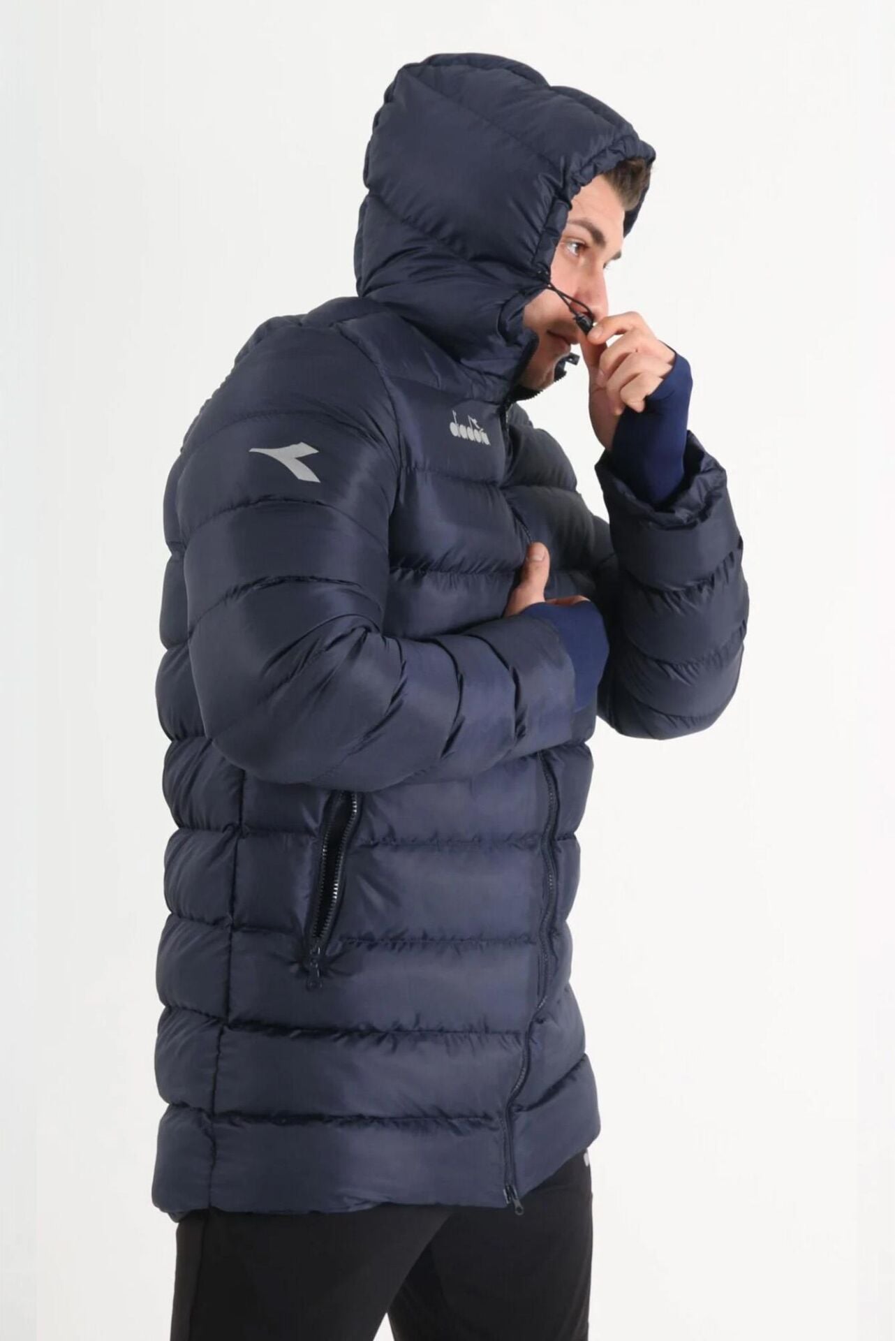 Diadora Motto 23 Anorak Uzun Mont Lacivert