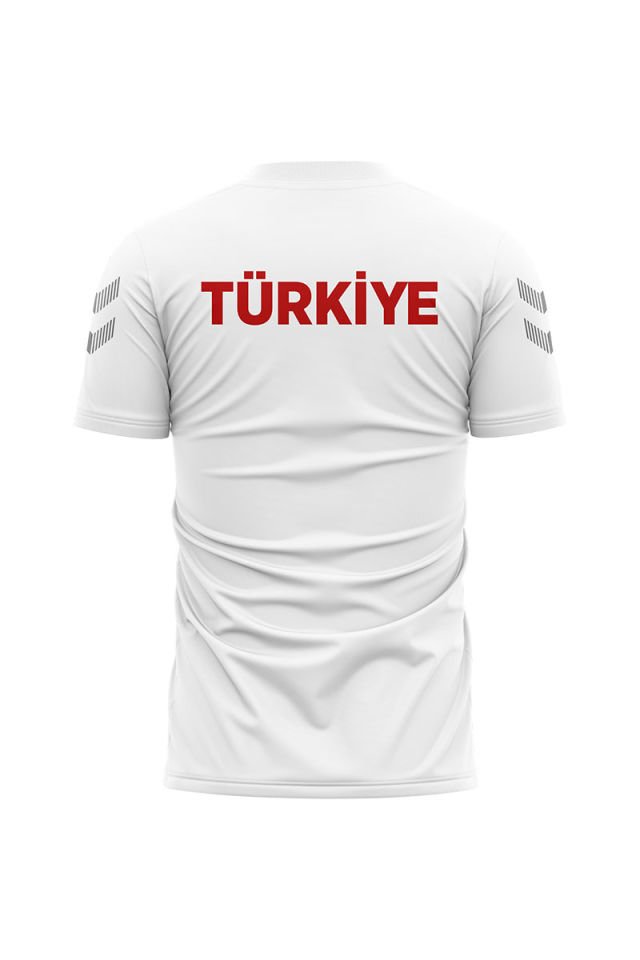 Armin Milli Takım Bebe Yaka Pamuklu Tişört Beyaz
