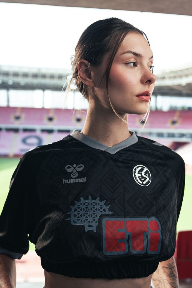 Eskişehirspor Asil Siyah Kadın Crop Forma