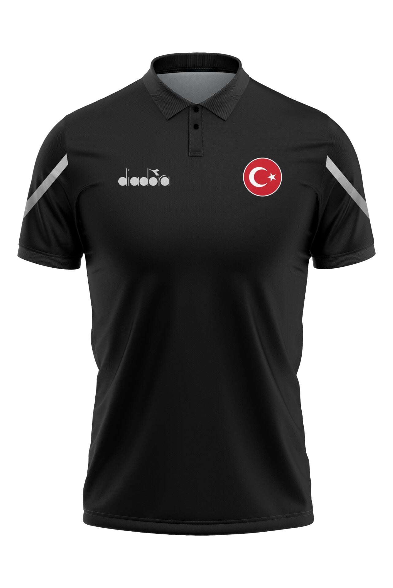 Diadora Alto 25 Milli Takım Kamp Tişört Siyah