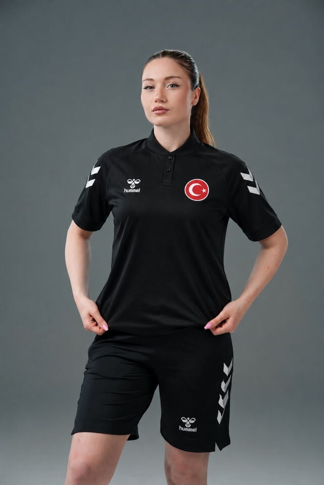 Armin Milli Takım Bebe Yaka Pamuklu Tişört Siyah