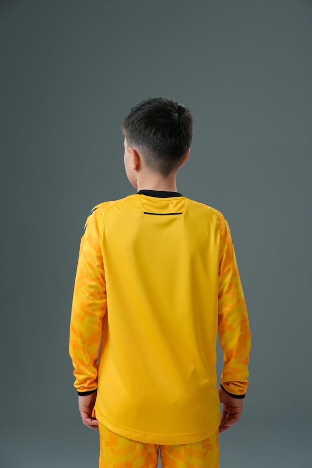 Hummel Line Kaleci Tek Üst Forma Sarı Çocuk