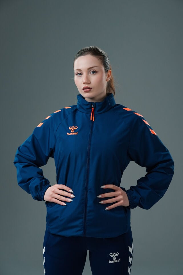 Hummel Line Yağmurluk Lacivert-Turuncu