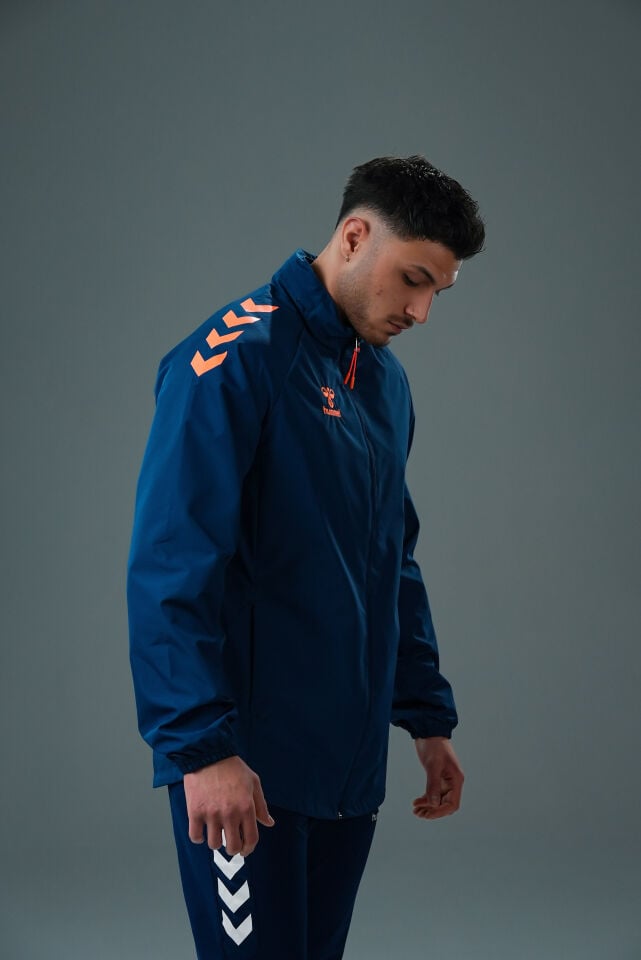 Hummel Line Yağmurluk Lacivert-Turuncu