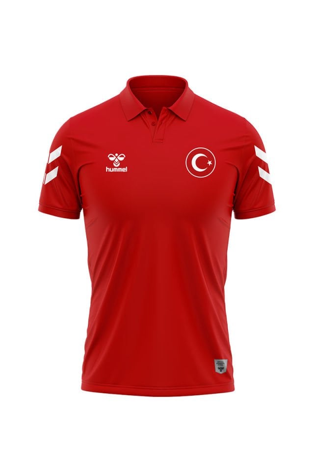 Armin Milli Takım Pamuklu Kamp Tişört Kırmızı