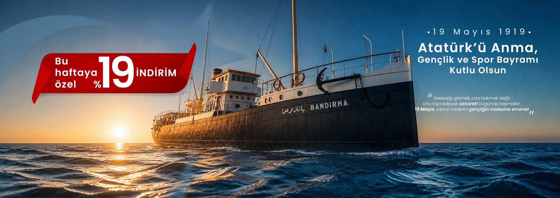 19 Mayıs Gençlik ve Spor Bayramı İndirimi
